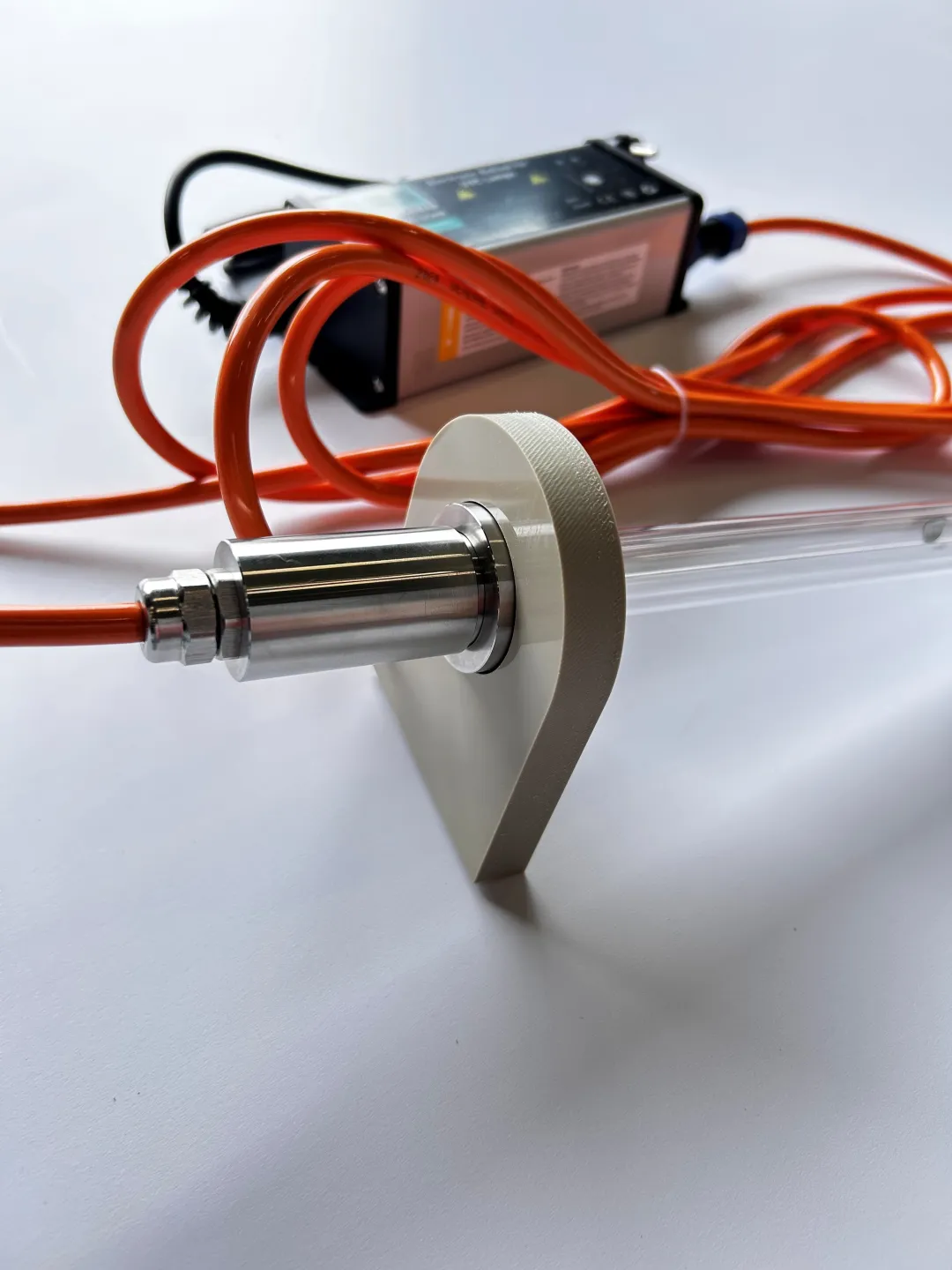 UV lampa nerez osazená v držáku filtru